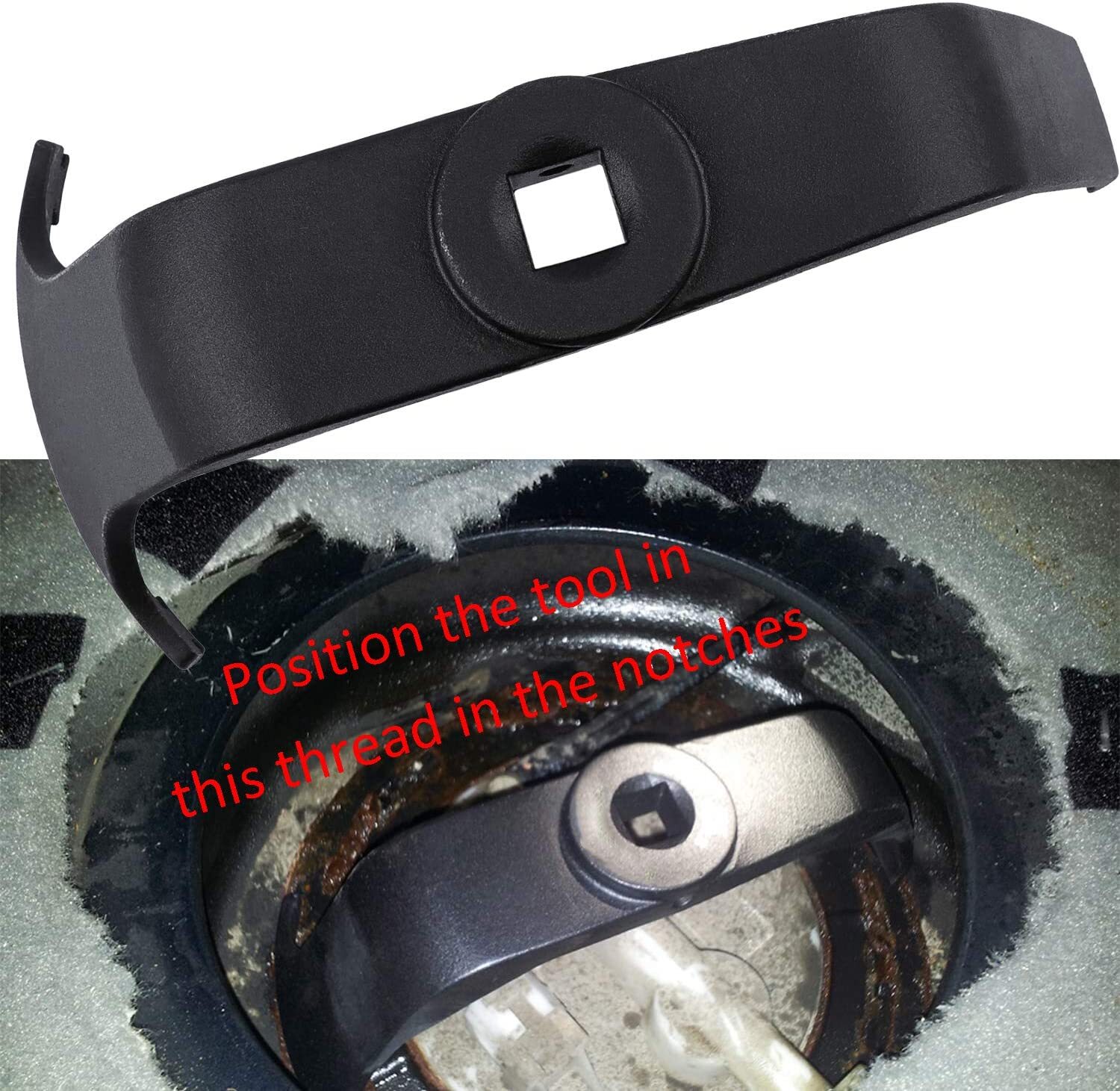 Universal Fuel Tank Lock Ring Tool Fuel Sender Tank Lid Remover for Ford Chrysle