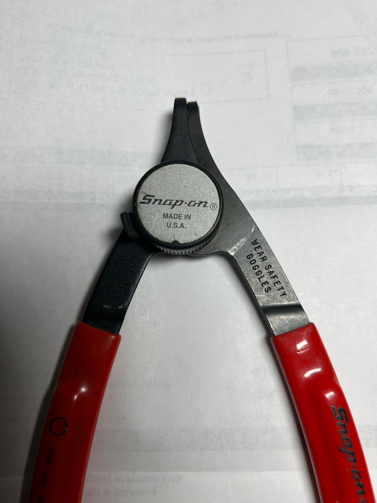 Snap On Tools PRH349 .070 90° Circlip Snap Ring Pliers Convertible FREE SHIPPING