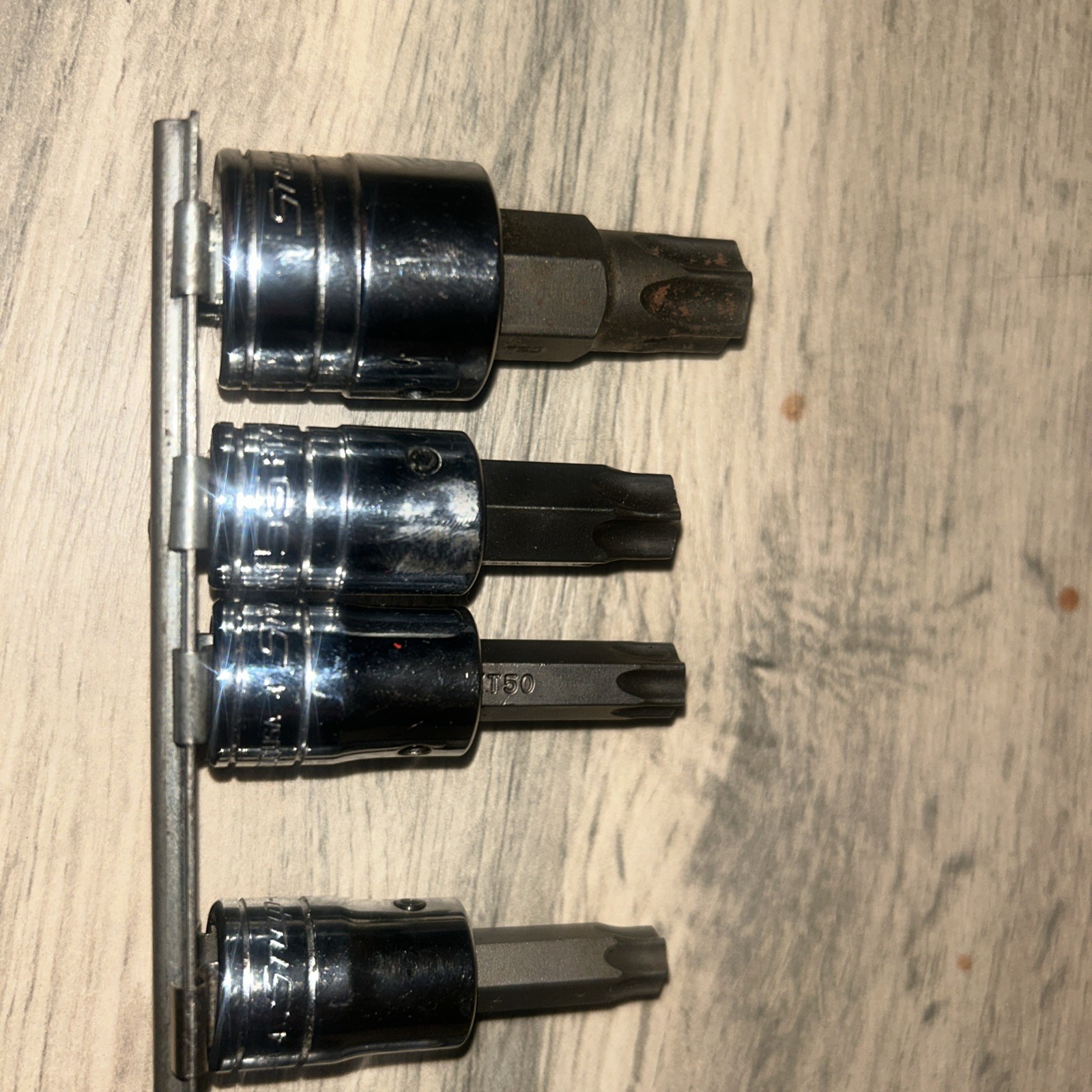 Snap On 7pc 3/8 T27 – T60 Torx socket set