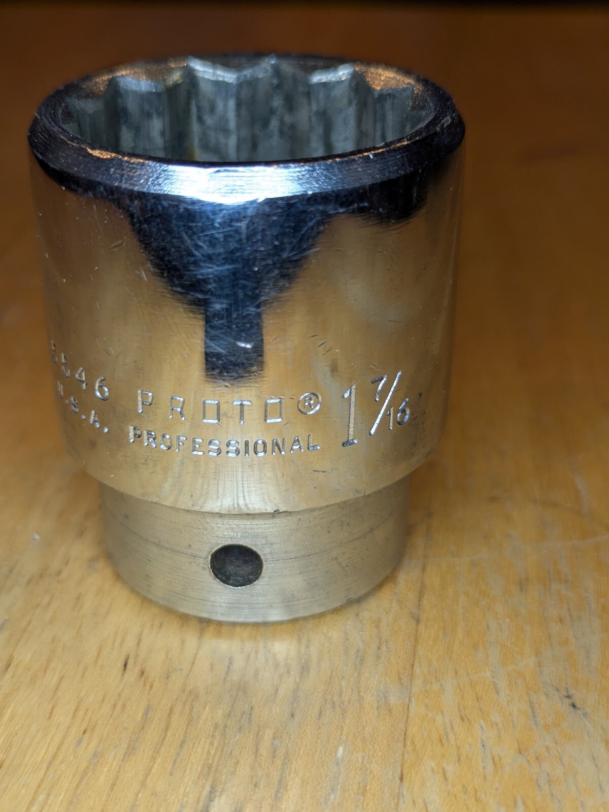 Proto Tools Professional Chrome Socket 5546 1-7/16” 3/4″ Drive 12 Point USA