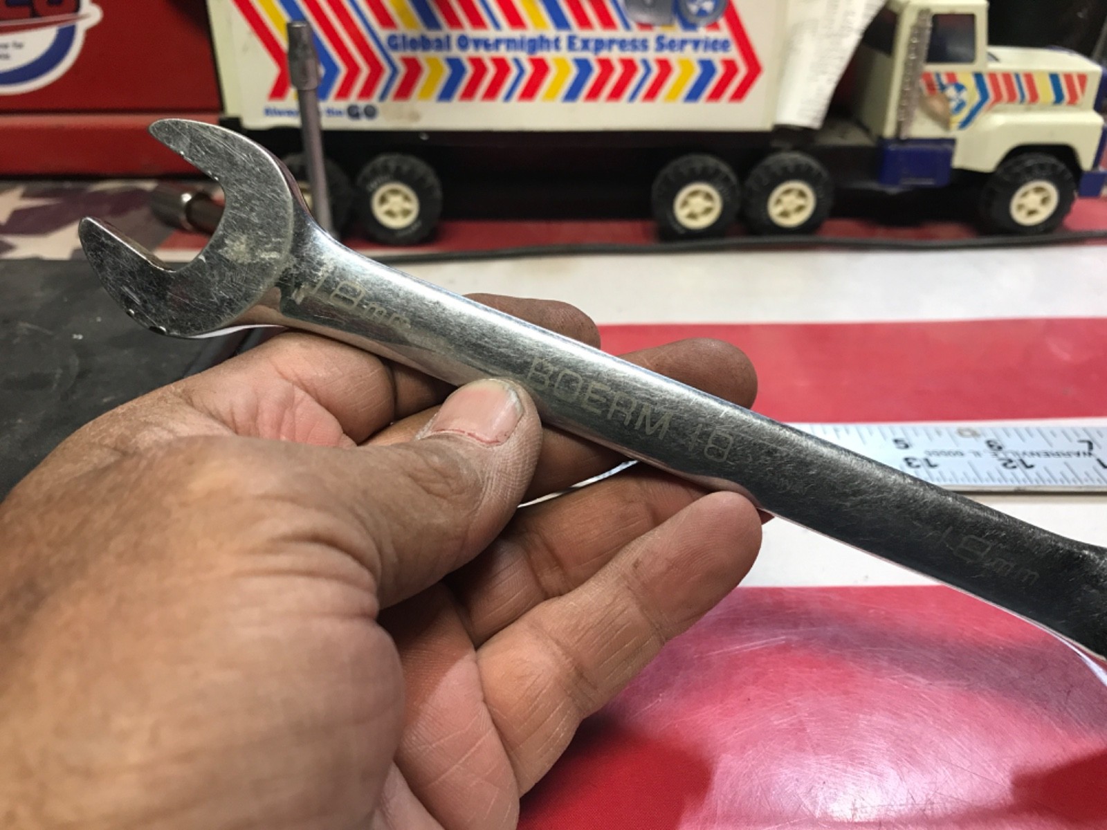 Blue point tools wrench ratcheting 18mm BOERM18 22