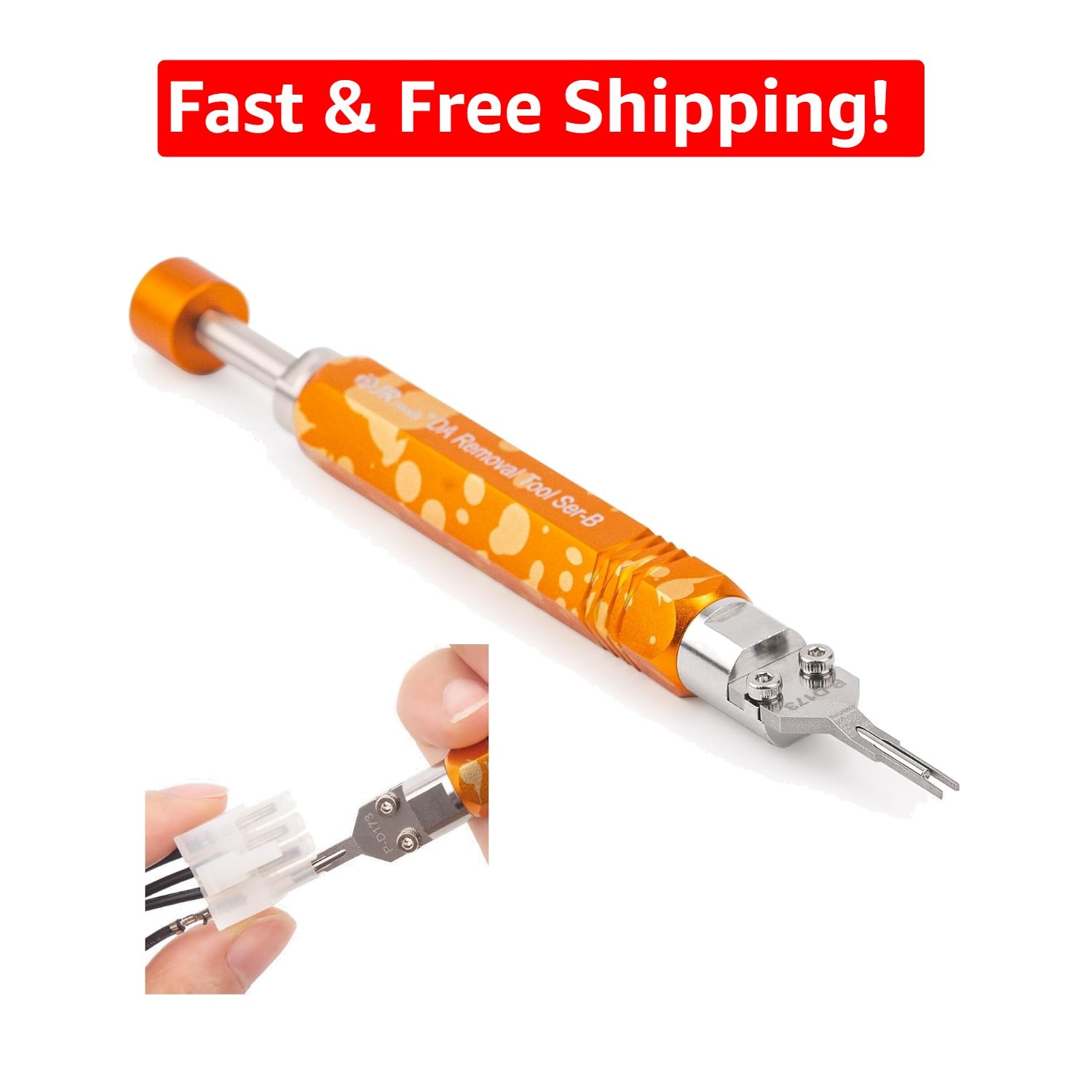 Precision Alloy Steel Molex Mini-Fit Jr Extractor Tool with Ergonomic Handle
