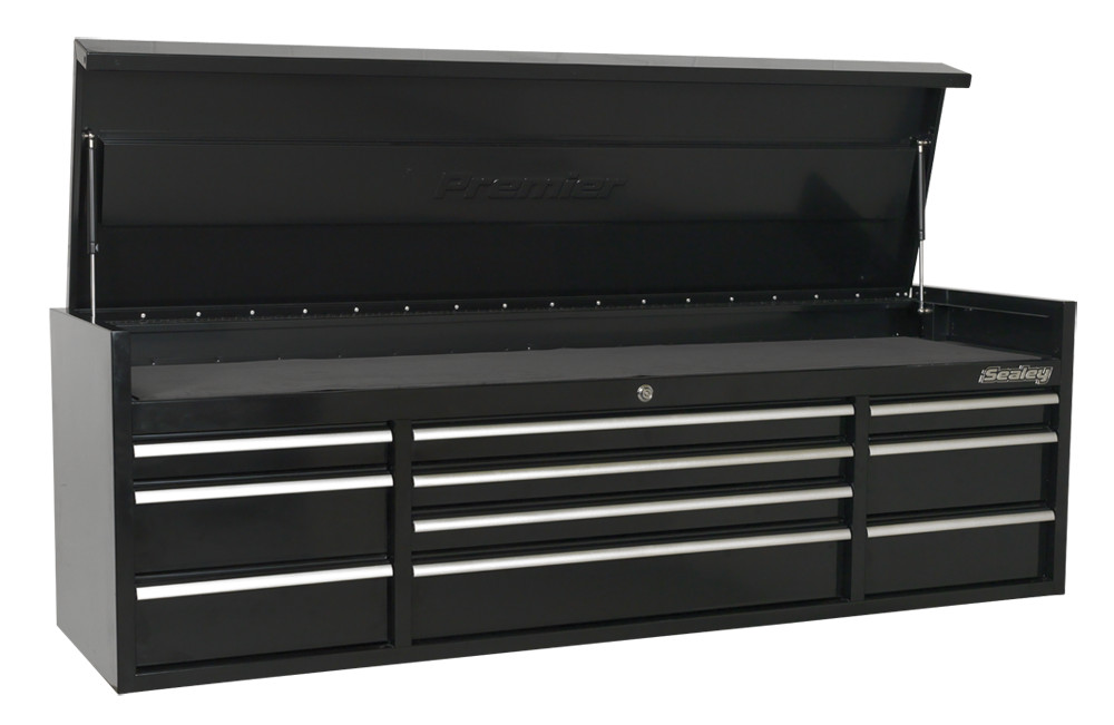 Sealey PTB181510 Topchest 10 Drawer 1830mm Heavy-Duty Black