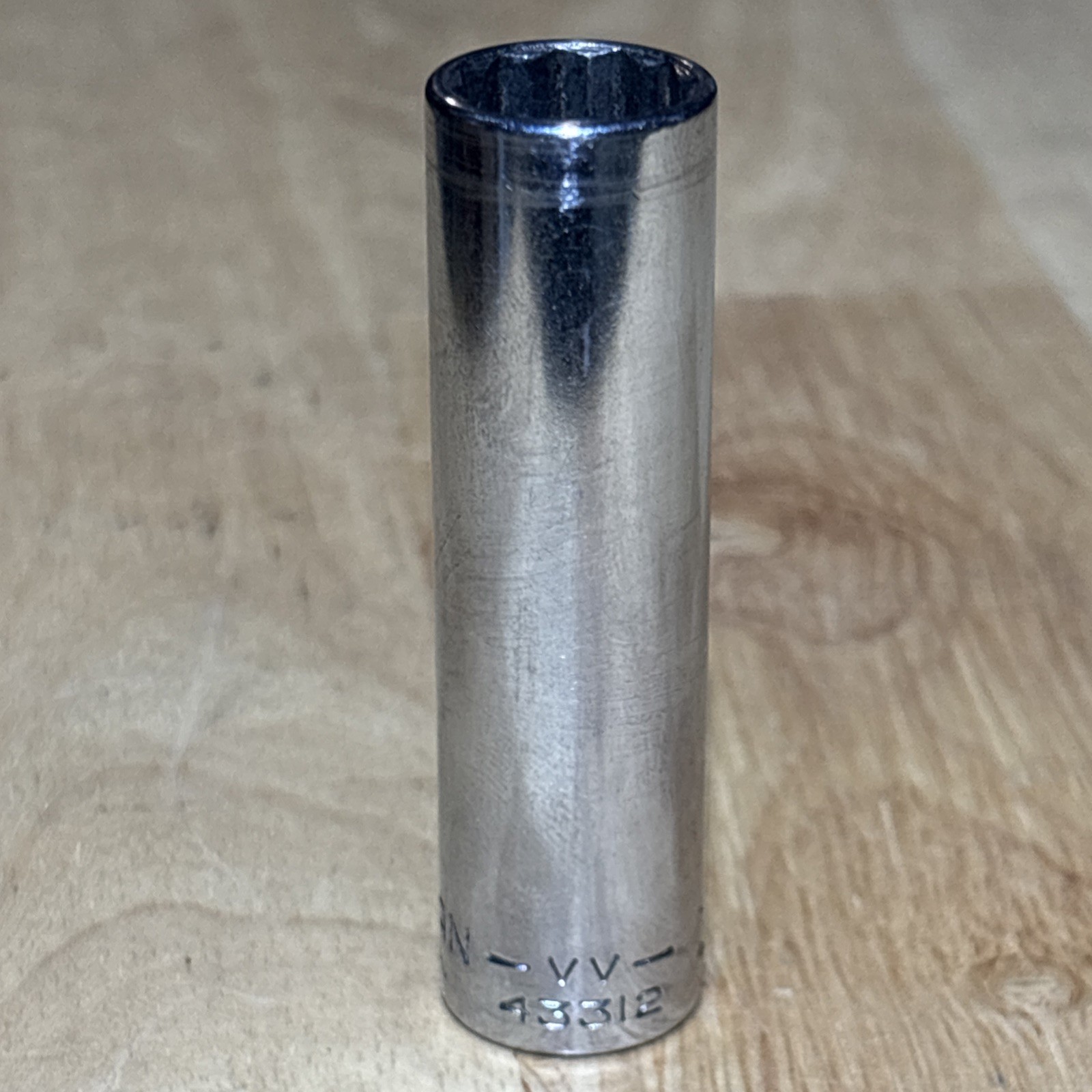 Craftsman 1/2″ Deep Socket 3/8″ Drive 12 Point VV Series 43312 USA
