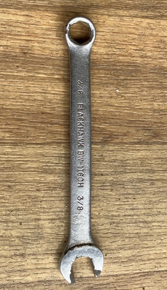 Blackhawk 3/8″ Satin Chrome Combination Wrench BW-1160