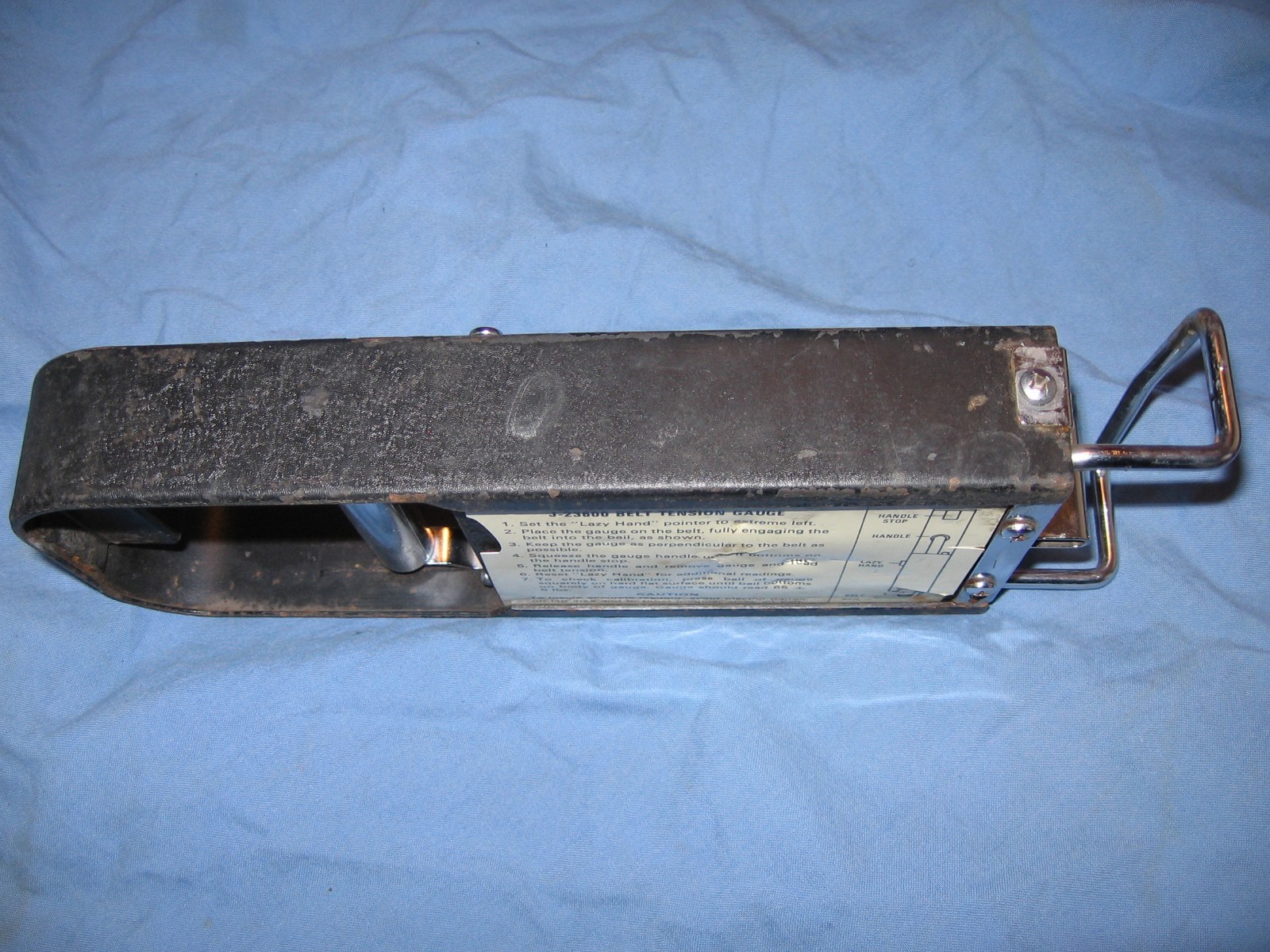 KENT MOORE BELT TENSION GAUGE J-23600 DEALER SHOP TOOL MADE IN USA GM AMC FORD