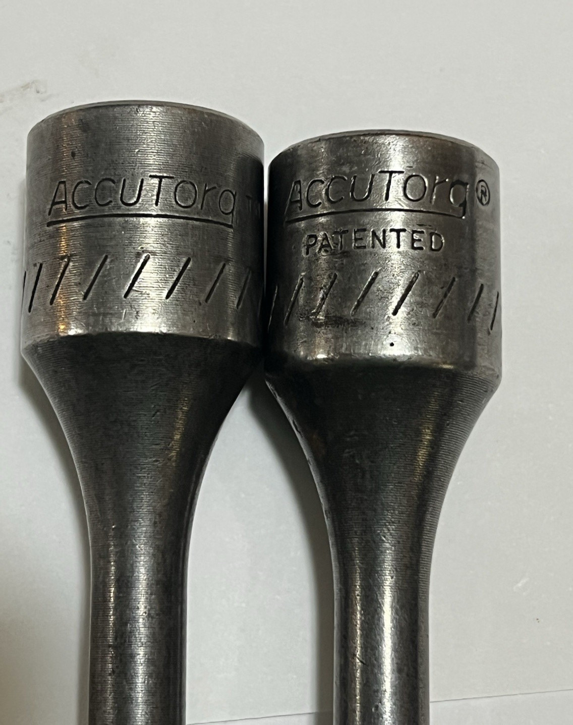 Accutorq Wheel Lug Nut Torque Impact Stick 2 pc Set 3/4 19mm 13/16 x 100 Ft/Lb