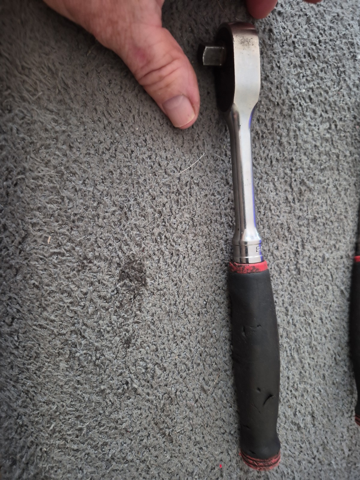 Snap On FH936A 3/8 In Drive Soft Grip Standard Handle Ratchet 72 Teeth