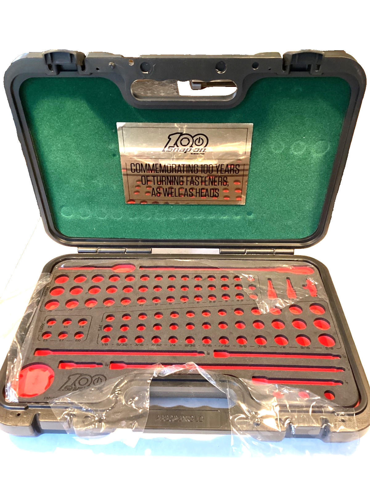 Snap on 100 Anniversary 1/4” Drive Metric SAE GOLD Edition Service Set Case NEW