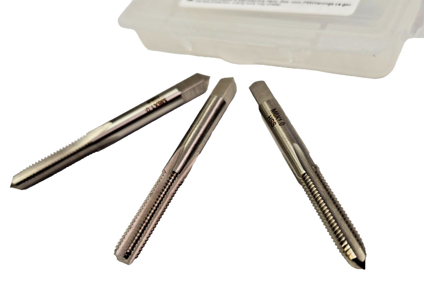 M6 x 1.0 Tap Set A1 469-0100 3PC Carbon Steel Taper Plug Bottom 6MM RH