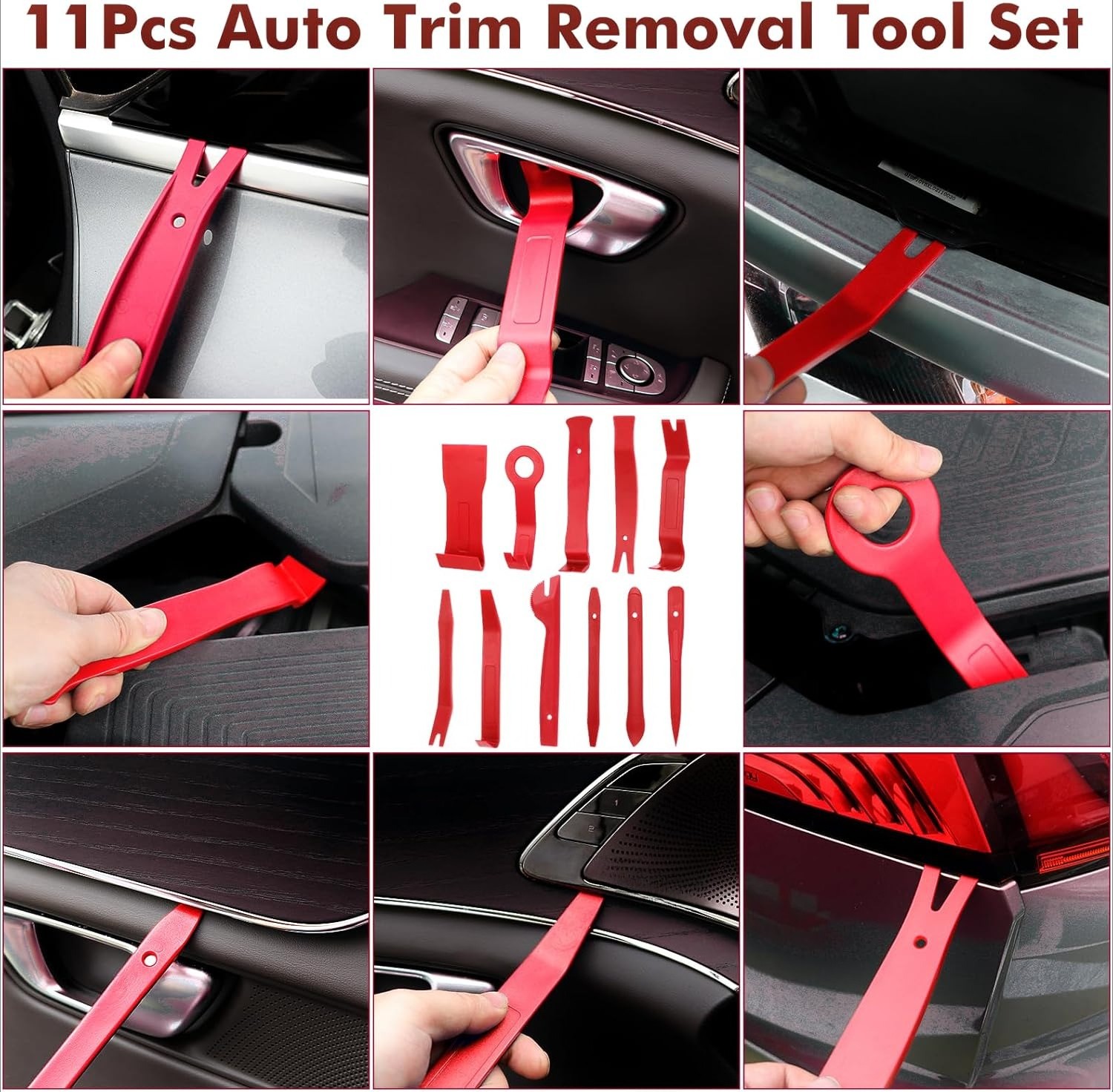 352Piece Trim Removal Tool Set, Pry Bar Tools, Door Trim Panel Removal Tool Kit