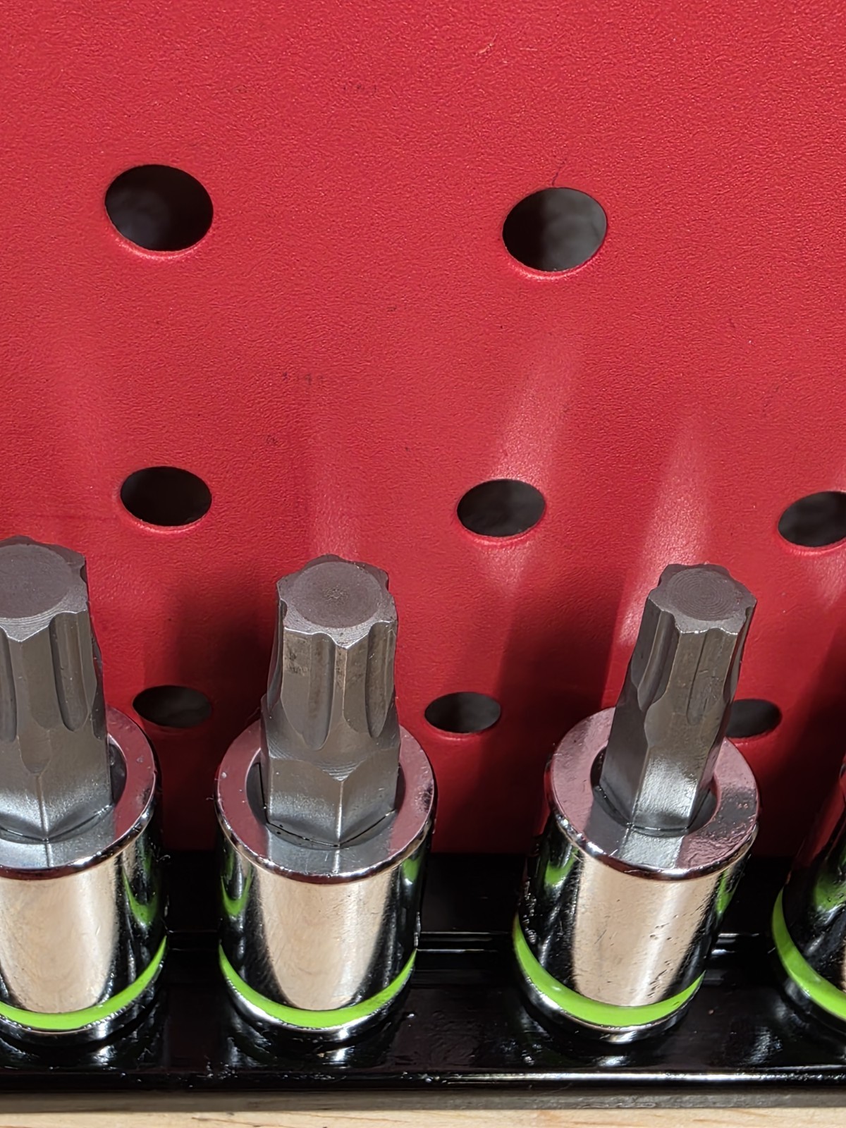 GRIPEDGE HEX Bit Socket Set 7-Piece 4-10mm 3/8» Drive Short RPT Hex Set