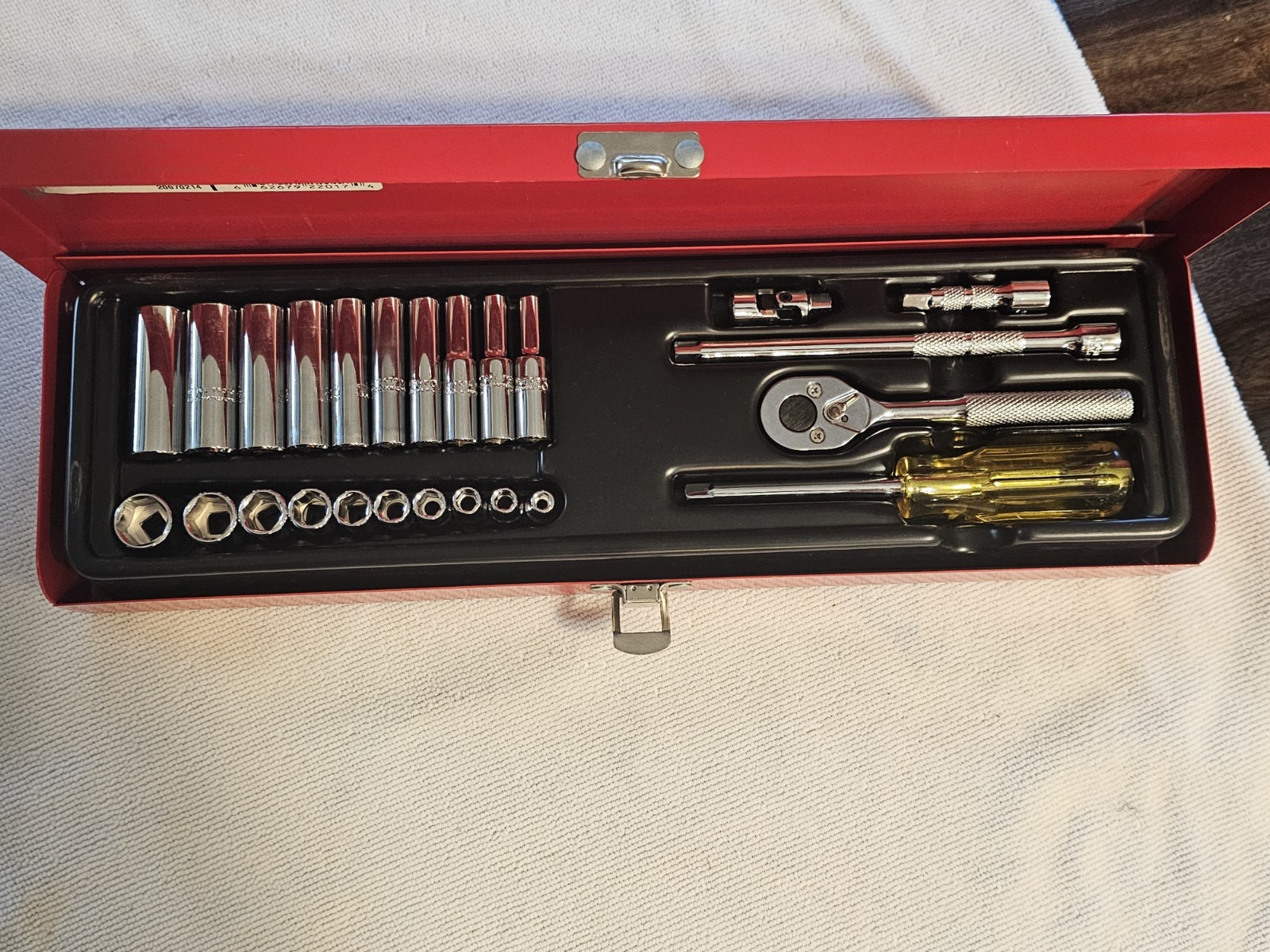 Vintage PROTO 1/4IN SOCKET SET. PROTO TOOLS. USA. 25PC SET.