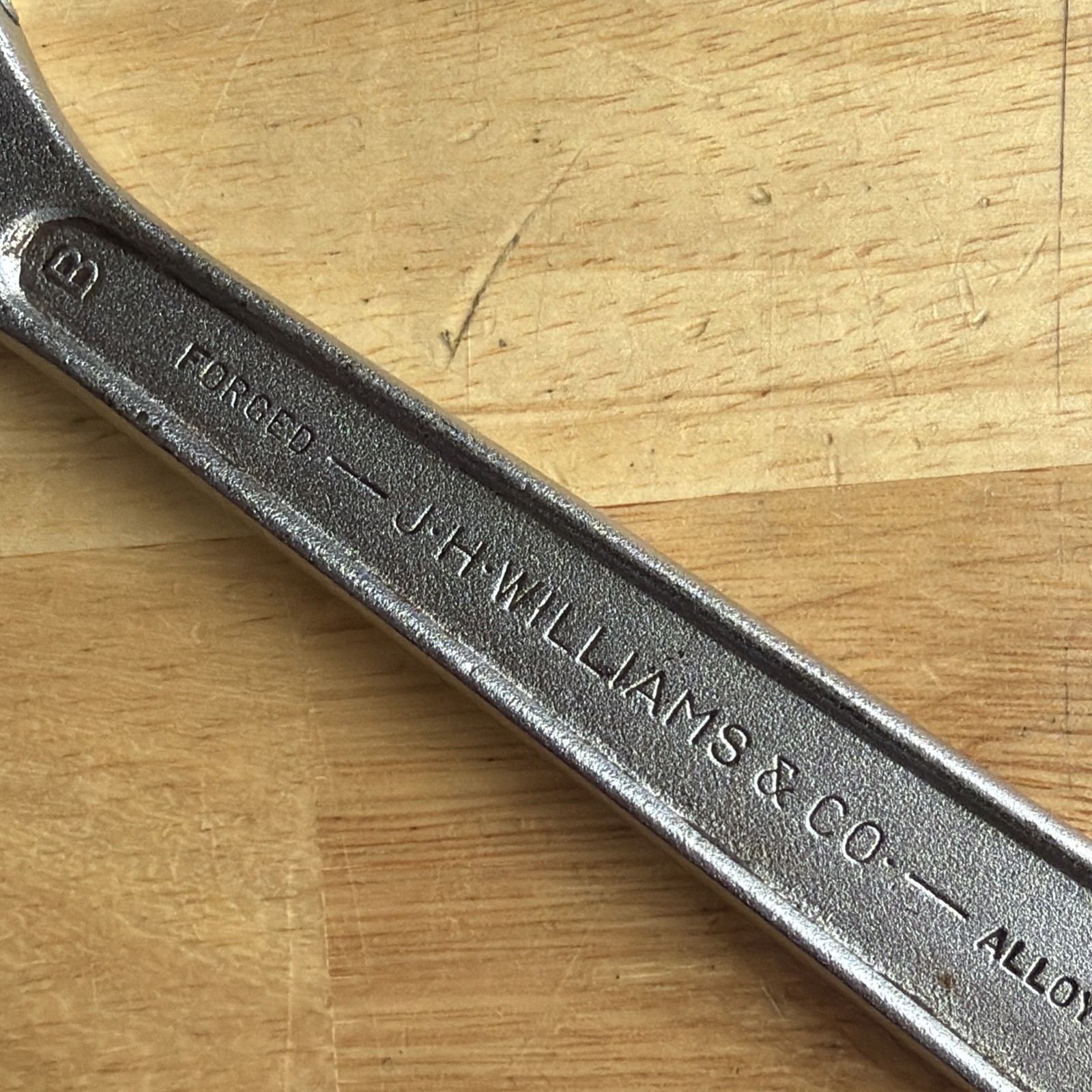 J.H. Williams Co. Tools 8″ Adjustable Wrench Superjustable Vtg Made in USA