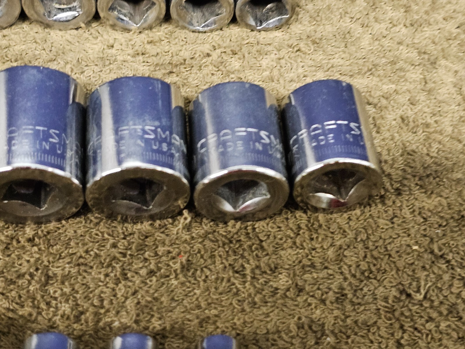Craftsman G Deep Well Socket Set 3/8 Drive 6Pt Metric 19 18 17 15 14 12 10mm USA