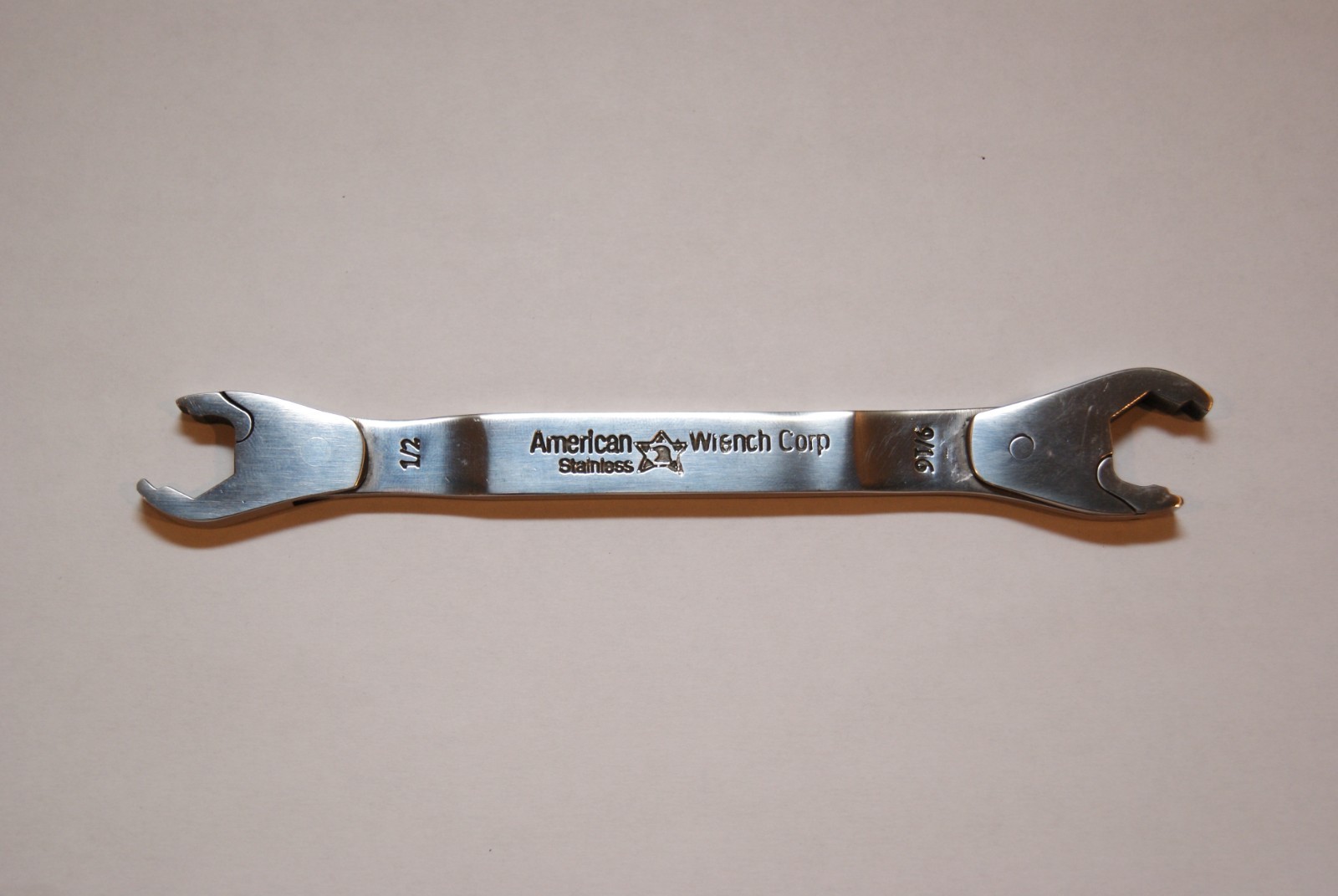 Alden EZ Ratcheting Open End Wrench Set 3pc 3/8 7/16 1/2 9/16 5/8 11/16 w/Pouch