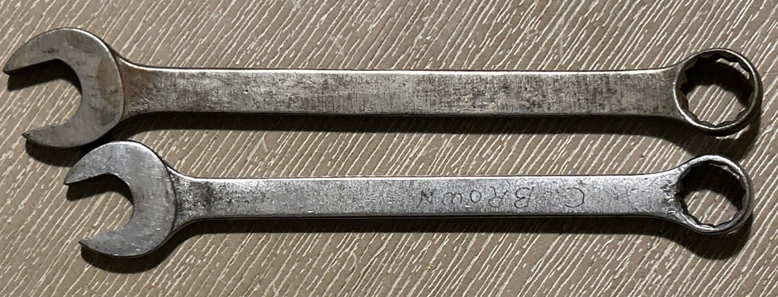 Vintage Plumb Plomb Plvmb 1218(9/16″) & 1220(5/8″) 12-Point Combo Wrenches -USA
