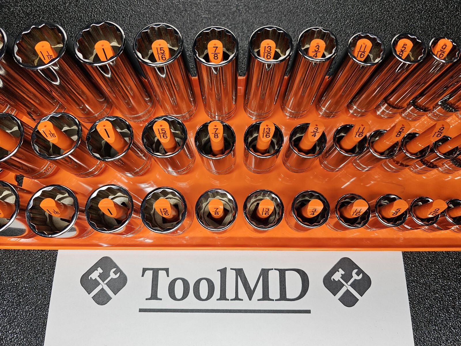Snap-on Tools NEW 70pc 1/2″ Drive SAE Shallow Semi & Deep 6pt & 12pt Socket Set