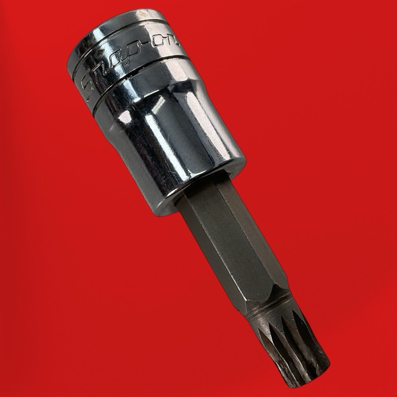 Snap-on FA10E Hex Bit Chrome Socket 3/8″ Drive 5/16″ SAE USA Snap On Good Cond.