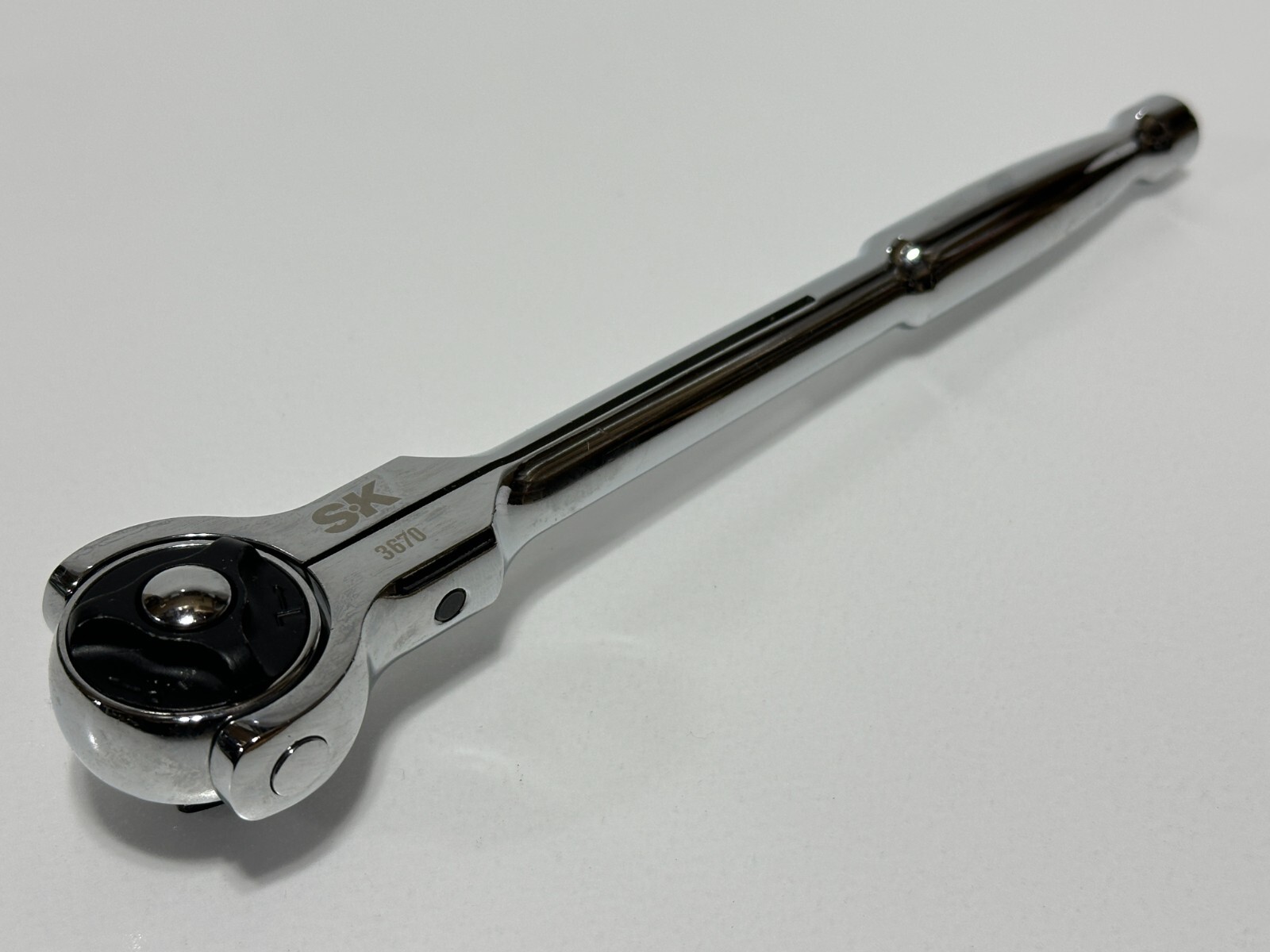 NEW SK Tools Professional Roto-Head Full Rotating Flex Chrome 3/8” Drive Ratchet