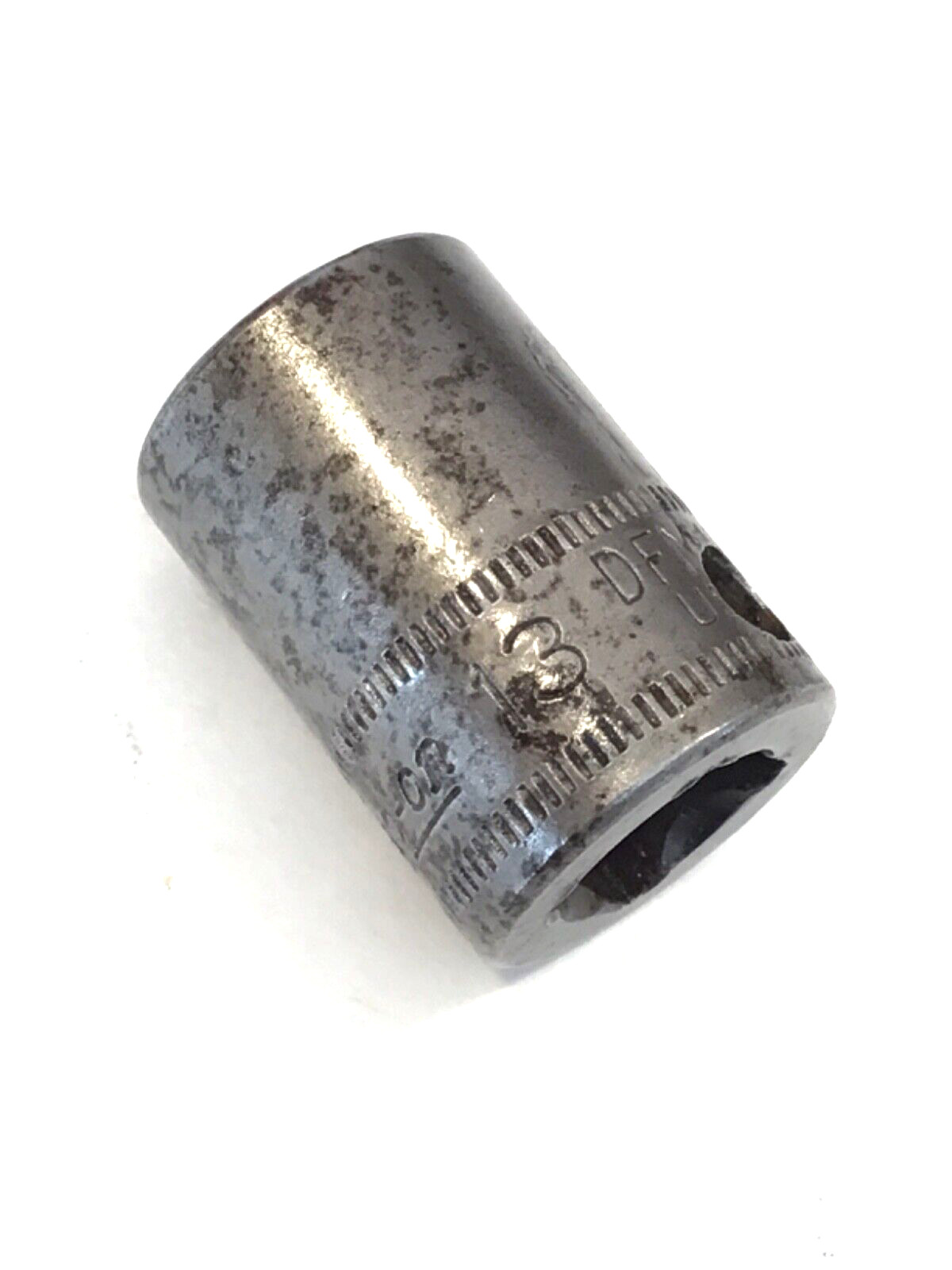 Snap On DFM13 RARE 3/8″ Drive 13MM Metric 6 Point Shallow Surface Drive Socket