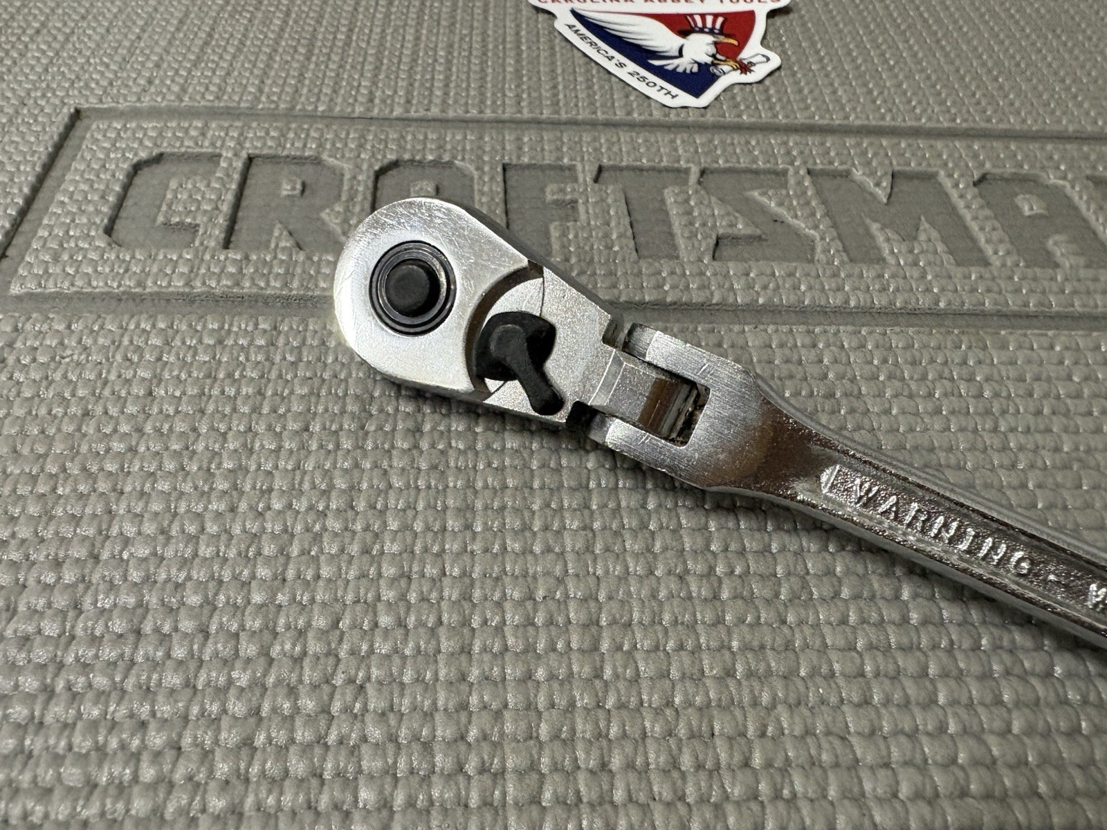 Sears Craftsman 3/8″ Flex Head Quick Release Ratchet 44815 VVP USA *READ*