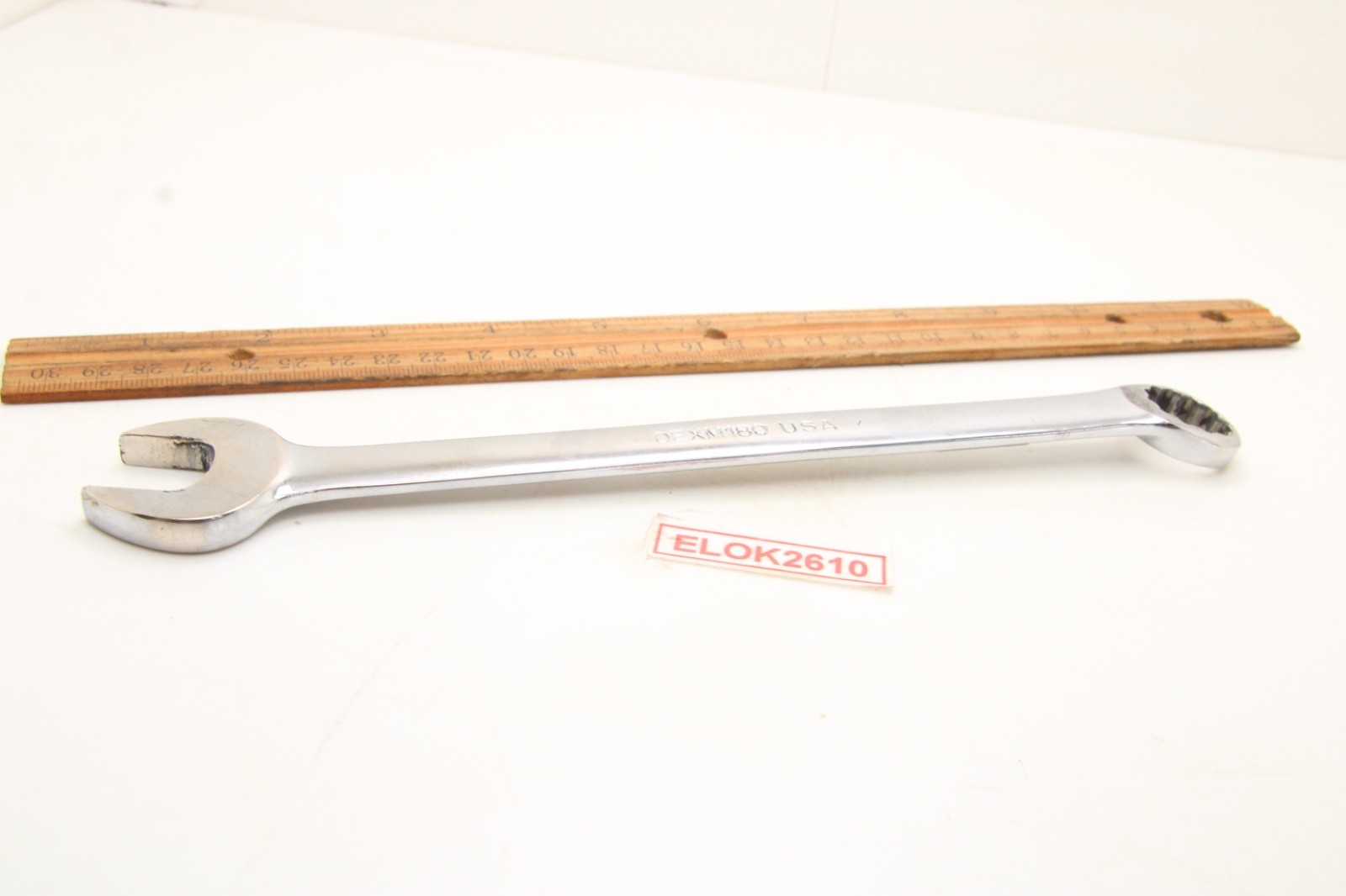 Snap-on OEXM180 18mm 12 Point Metric Combination Wrench 9-3/8″ Chrome USA
