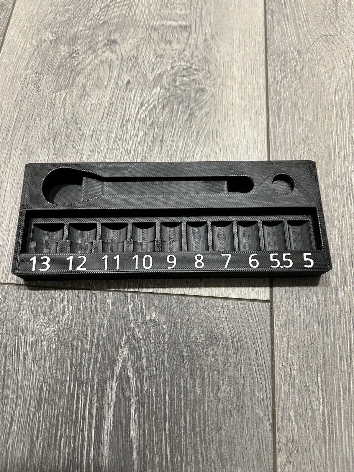 Tray compatible with Snap On Tool 1/4″ Metric Low-Profile Ratchet & Socket Set