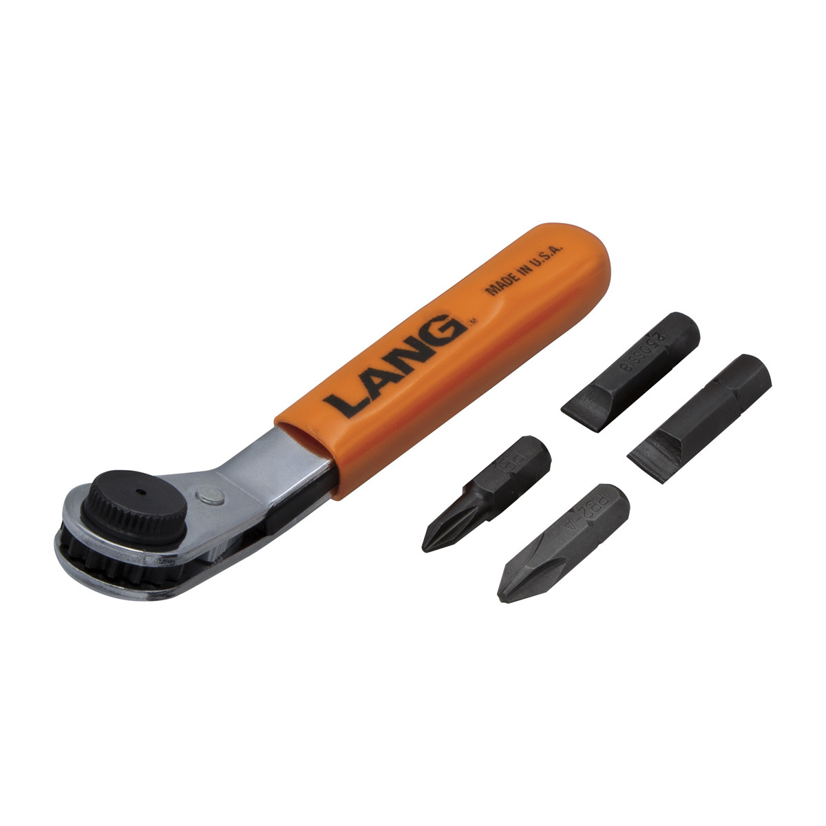 Lang Tools (Kastar) 5370 – 5-PC. Offset Ratcheting Screwdriver Bit Wrench Set