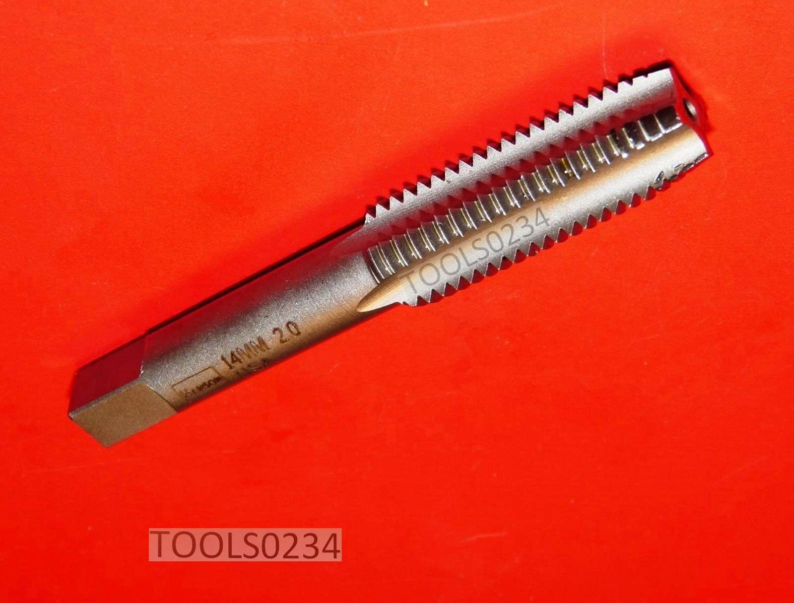 M14 X 2.0 Metric 14MM Carbon Steel Plug Tap 4FL USA Irwin 1752 ZR