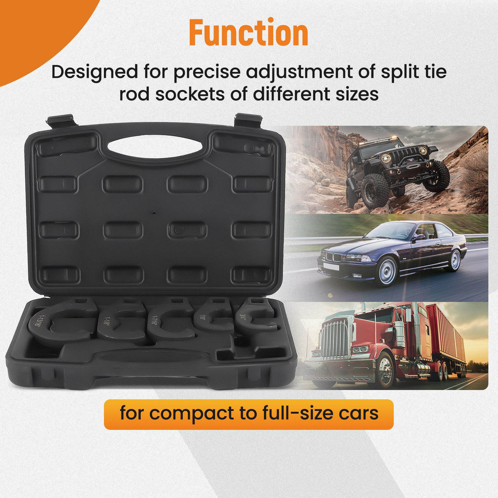 Tie Rod and Pitman Arm Adjusting Tool Set Five Sizes Tie Rod Adjusting Tool US