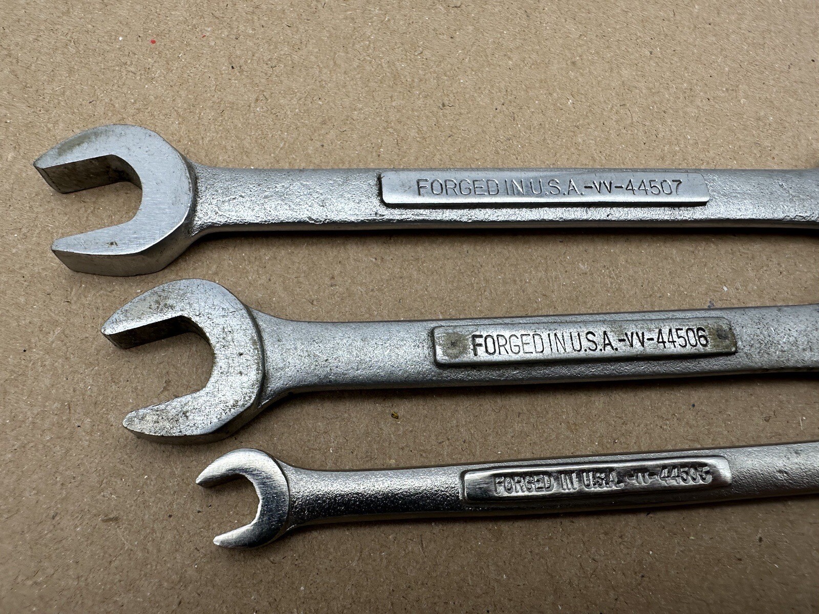 3 Craftsman Open End Metric Wrenches V44507/V44506/VV44503 7-9-12-13-14-15mm