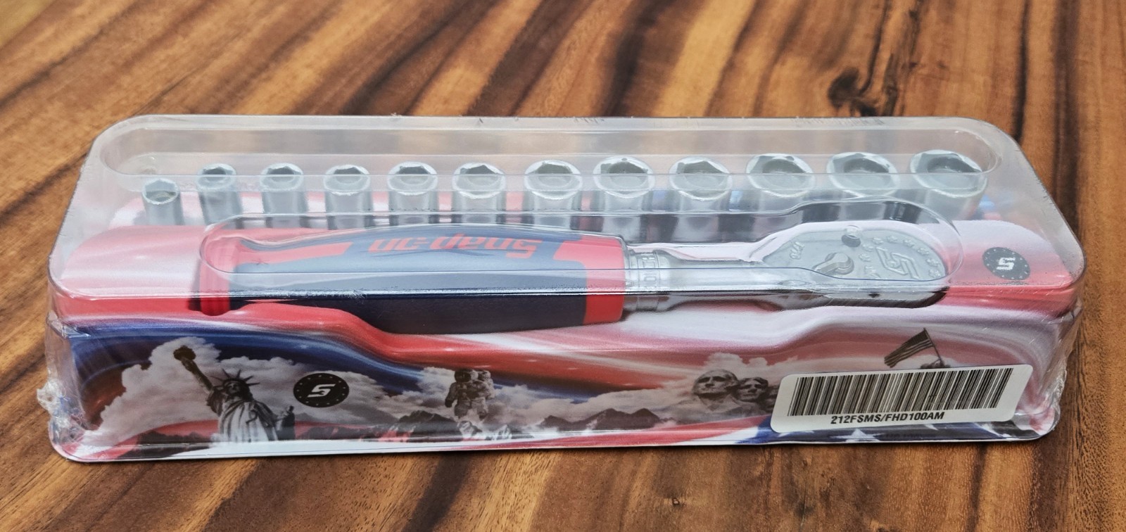 Snap-on 250th USA Special Edition Celebration Socket Set 13pc. 212FSMS/FHD100AM