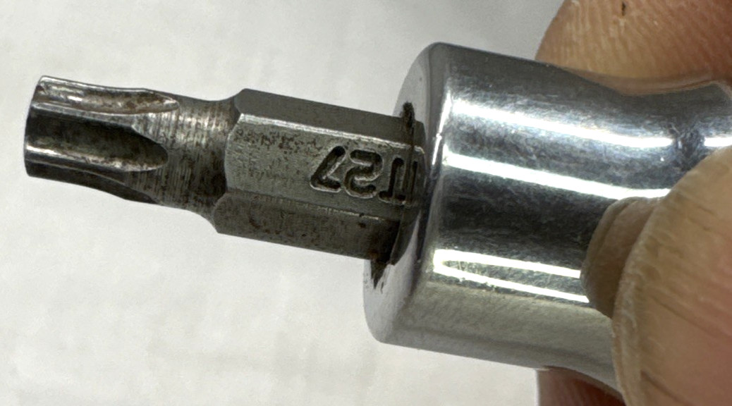 Snap-on tools 3/8″ drive T27W Torx Bit Socket FTXB27E USA .