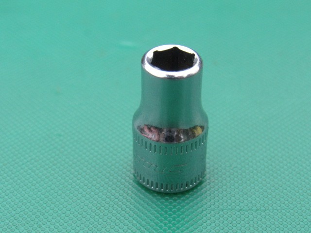 SNAP ON 6MM TMM6 1/4″ DRIVE METRIC 6 PT SHALLOW CHROME SOCKET 6 MM TMM VERY NICE