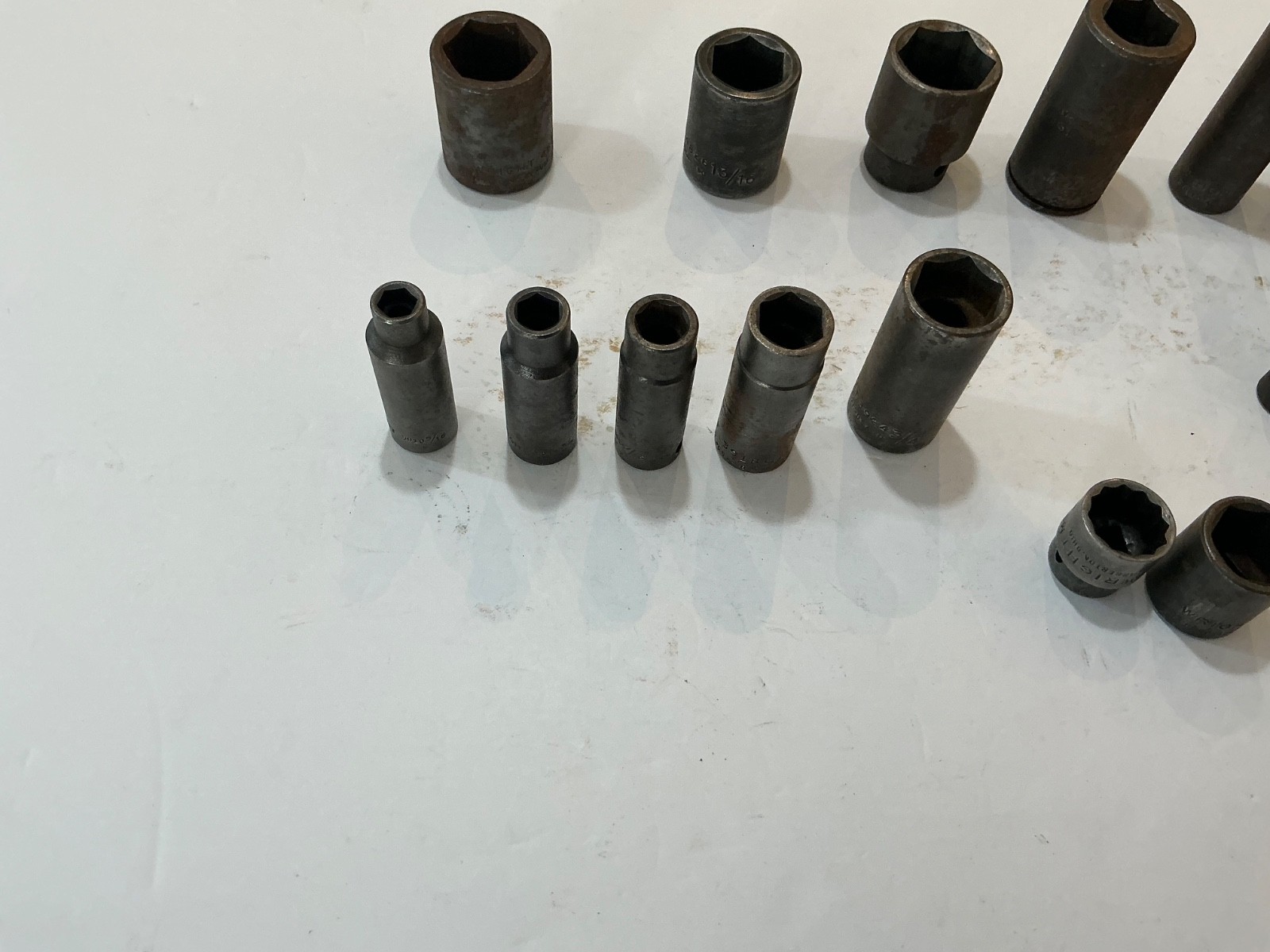 Asst Wright impact sockets 3/8″,1/2″ shallow&deep 17 pc all for $40 OBO USA