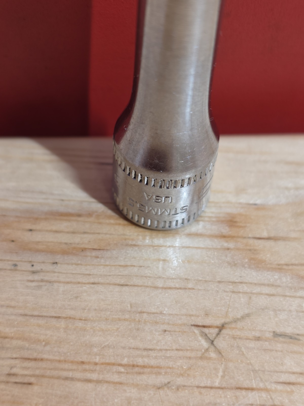 Snap-on Tools STMM5.5 5.5mm 1/4″ Drive Metric 6-Point Deep Chrome Socket USA