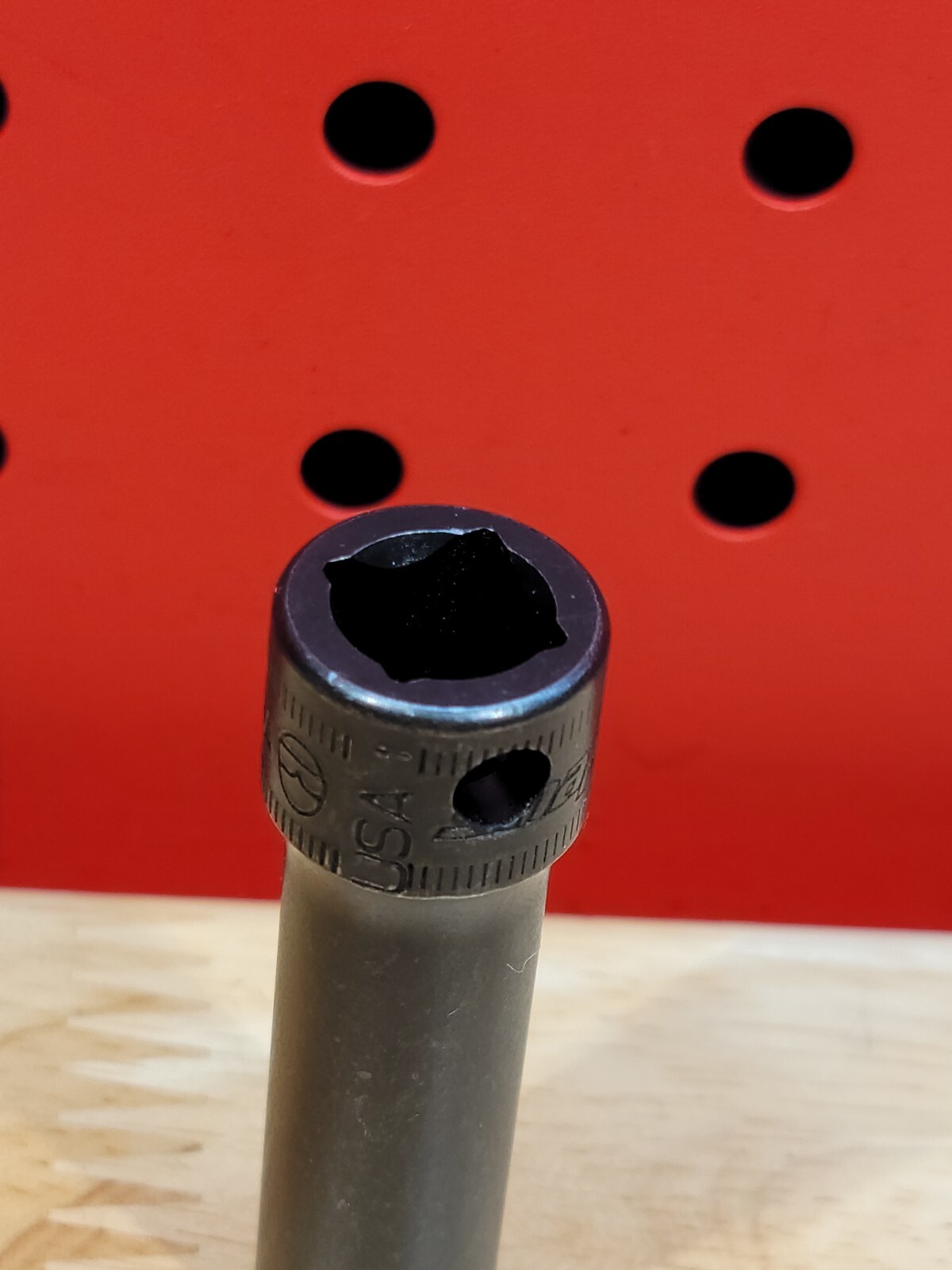 Snap-on SIMFM9A 9mm 3/8″ Drive Metric Deep 6 Point Impact Socket USA