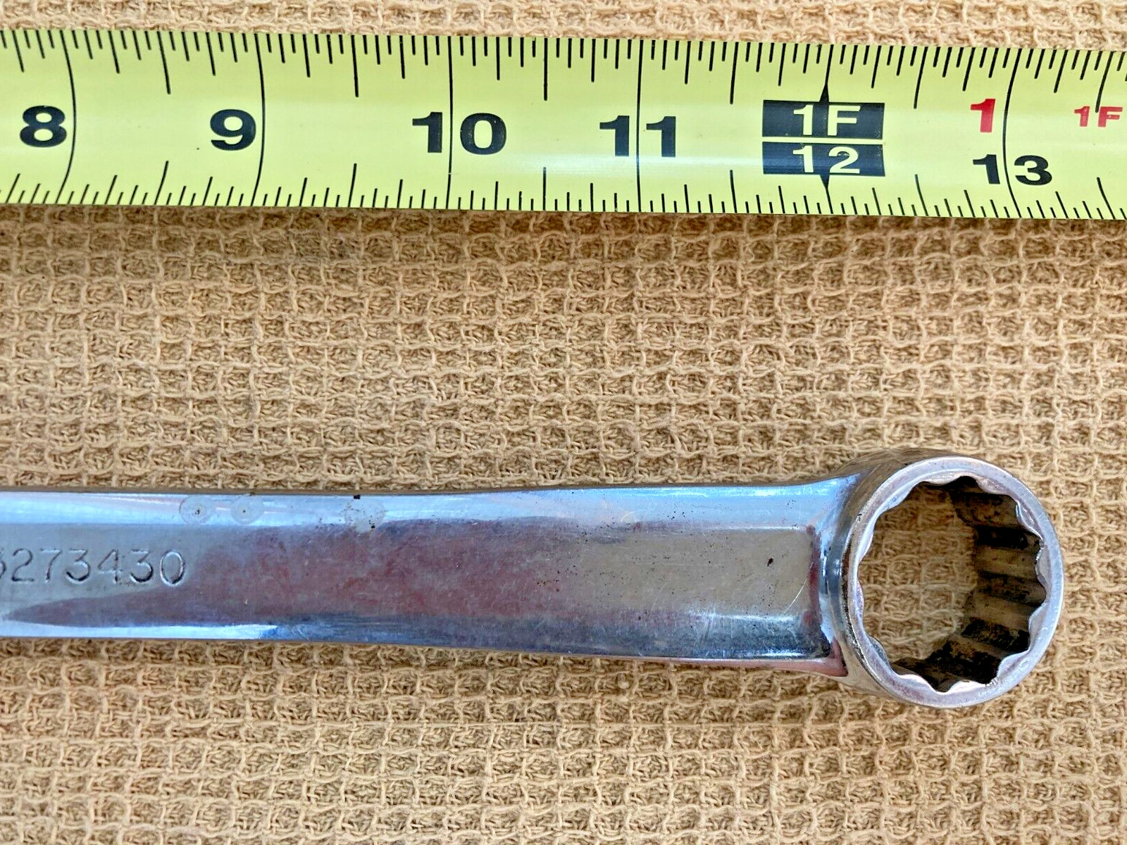 Snap-On 15/16″ inch OEX 30 USA Patent 3273430 Flank Drive Combination Wrench