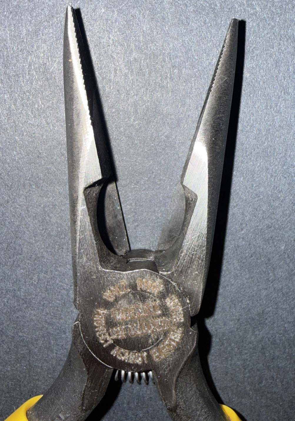 NOS VINTAGE KLEIN TOOLS NEEDLE NOSE PLIERS D203-5C 5-1/2” ORIGINAL BOX NOS