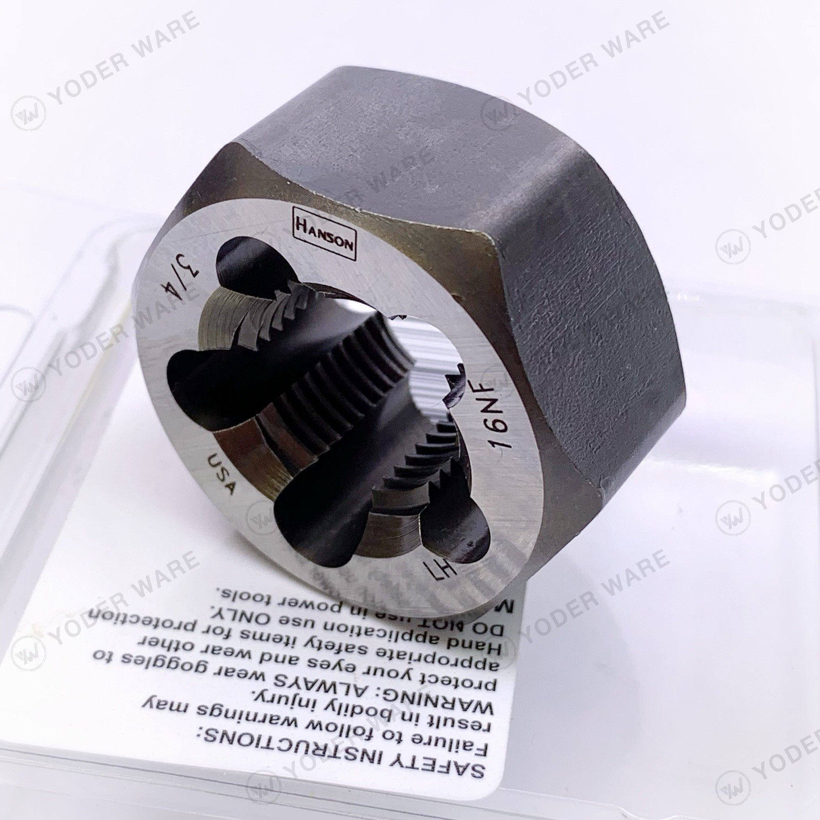 3/4-16 NF x 1-7/16″ LH Hex Die Irwin Hanson 7760 CS LEFT HAND Rethreading NEW