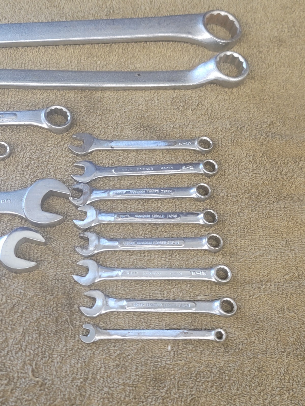 Kal Sae Combination Wrench Set 15/16 3/4 11/16 9/16 7/16 3/8 5/16 3/16 USA