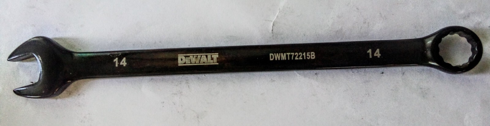 Dewalt 14mm Black Chrome Combo Wrench 12pt DWMT72215B, New Free USA Shipping