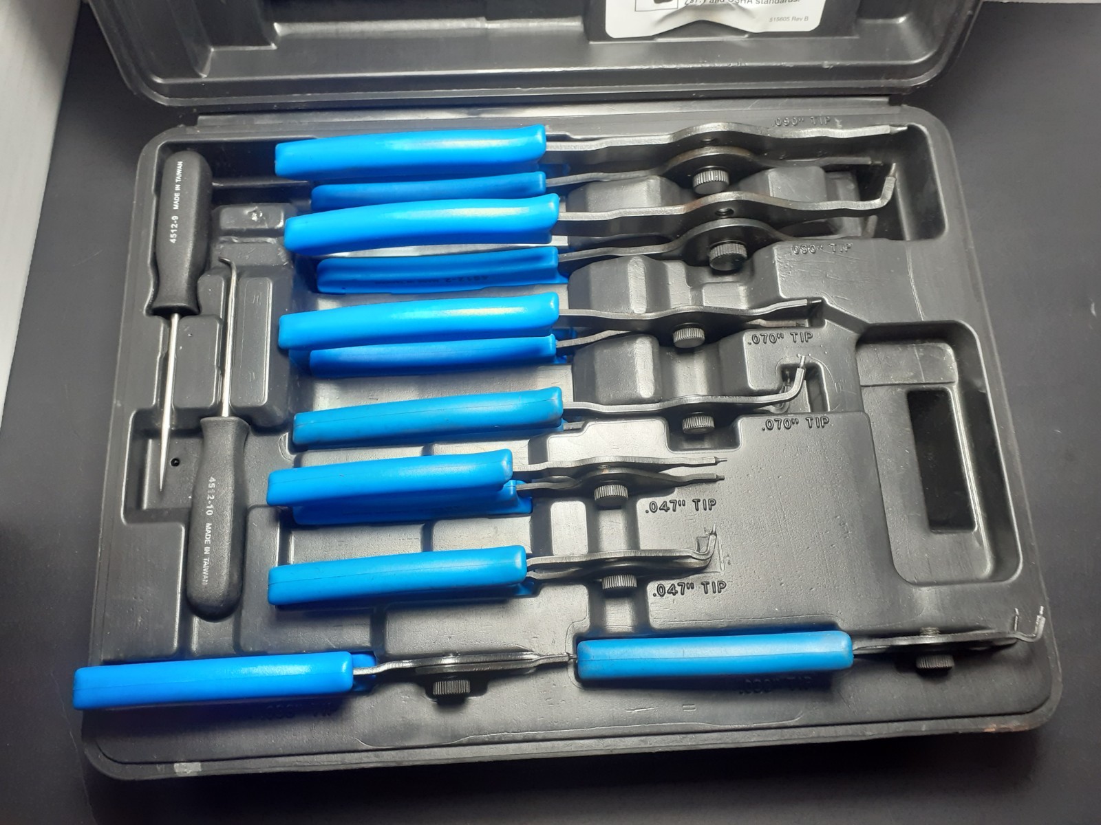 Stinger Snap Ring Pliers Set