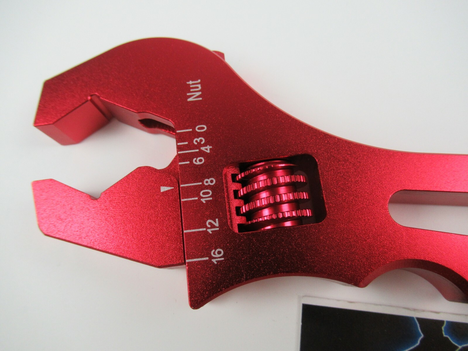 Adjustable Wrench Spanner Aluminum Hand Grip Tool 3AN-16AN Hose End Fitting RED