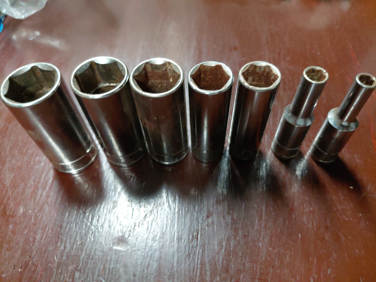 Silver Eagle Sockets 7/8, 13/16, 3/4, 5/8, 9/16,5/16,1/4,