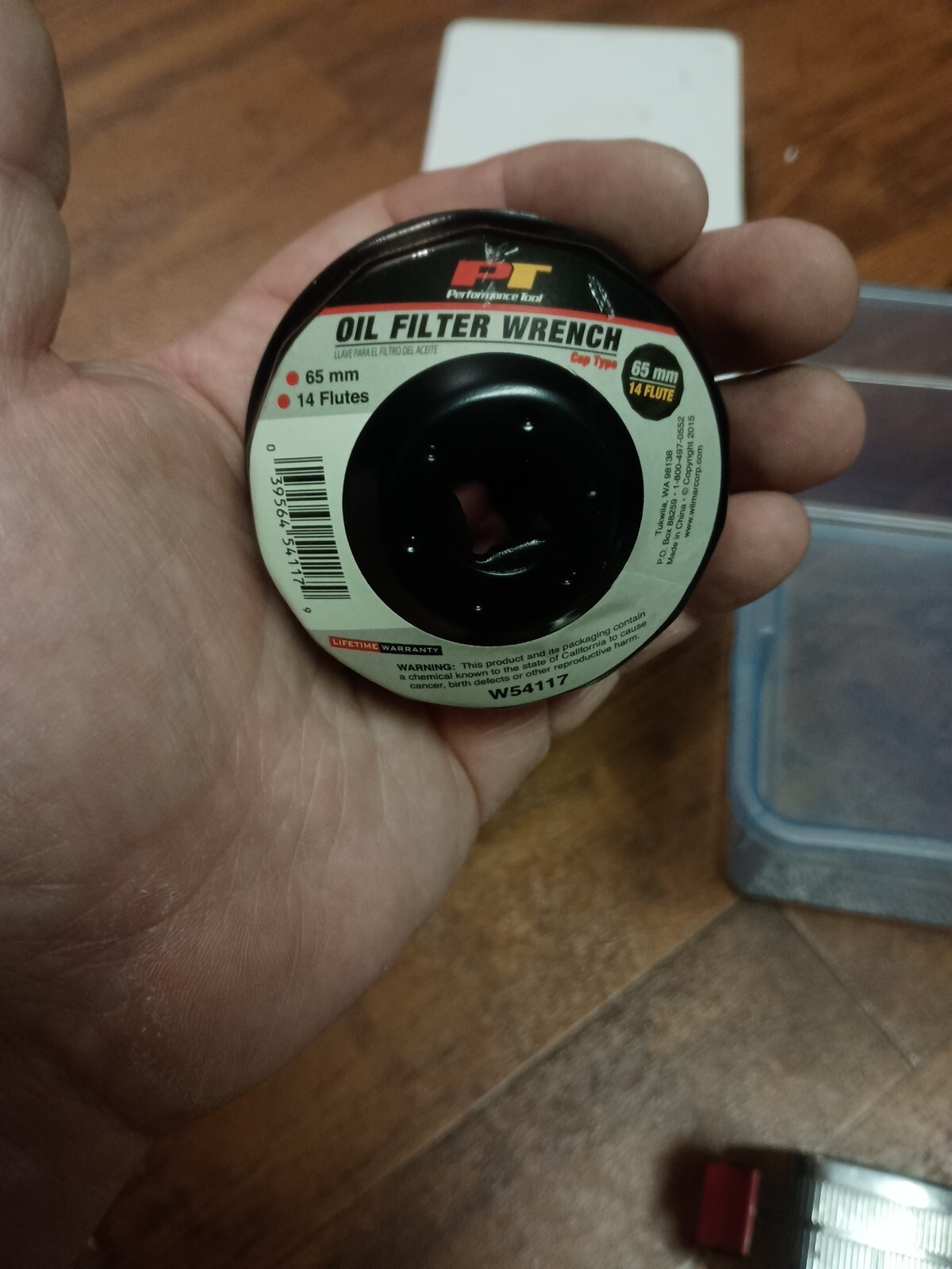 Performance Tool W54117 Filter Cap Wrench