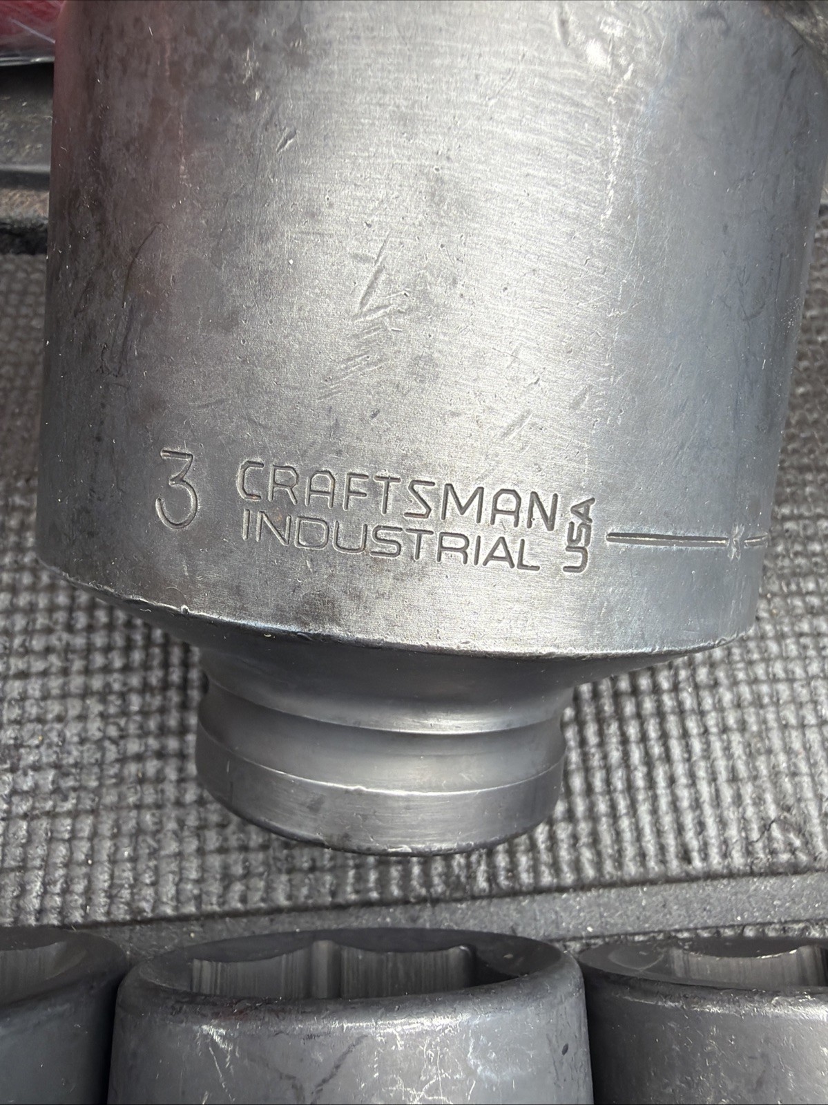Rare Sears Craftsman Industrial 13pc Impact Socket Catalog Set 1”Drive 31215 Nos
