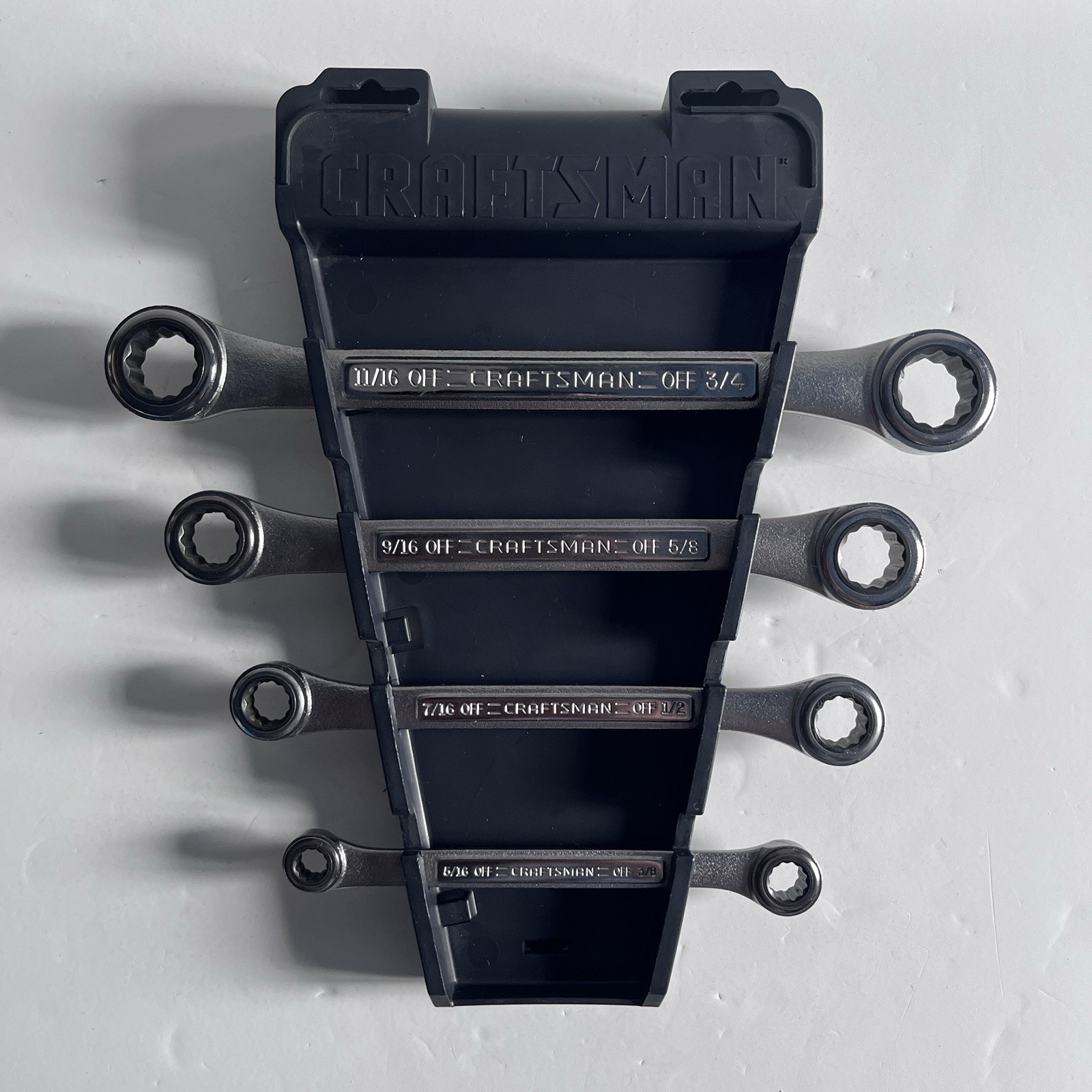 Craftsman USA 42446 SAE 5/16″-3/4″ Ratcheting Double Box Wrench Set