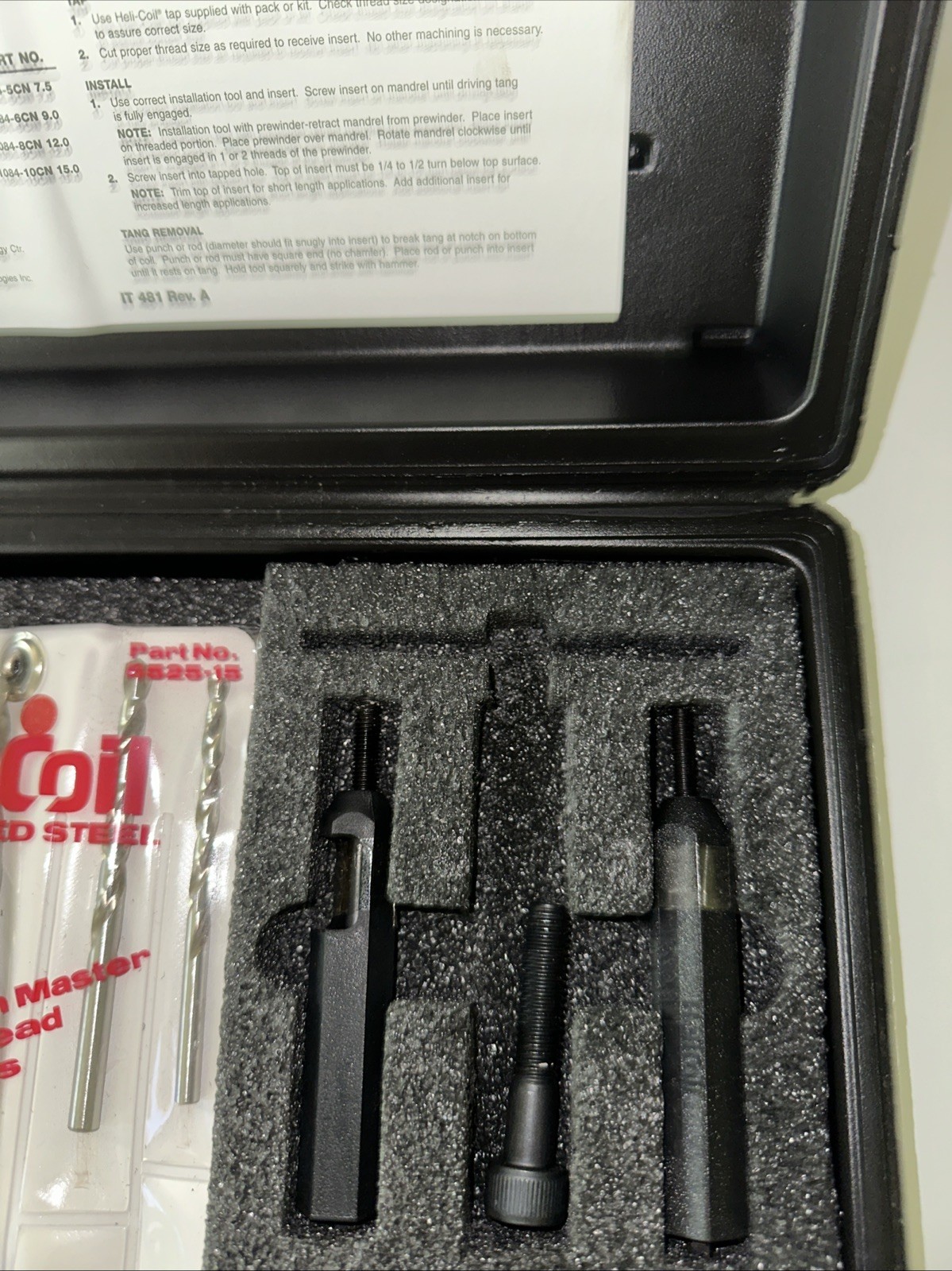 4937-150 Helicoil Metric Master Thread Repair Kit Used See Pictures